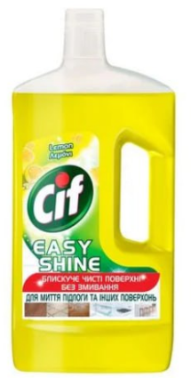 CIF Засіб для чищення підлоги та стін Лимонна свіжість 1л